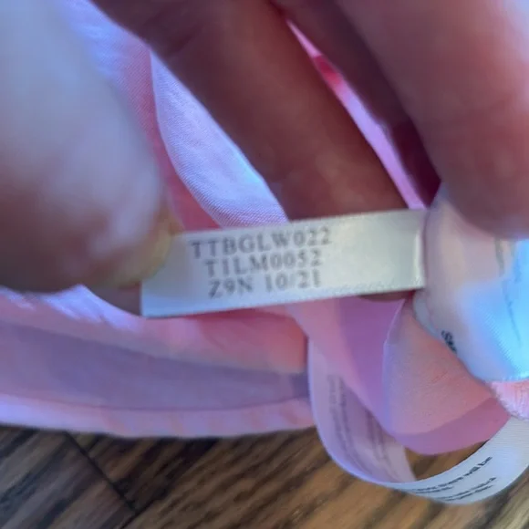 Tommy Hilfiger sz M pink feminine long sleeve flowy top NWT - Picture 10 of 10